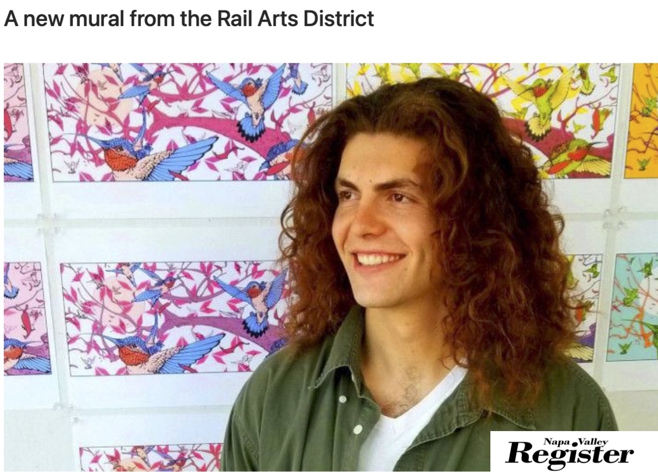 A NEW MURAL FROM THE RAIL ARTS DISTRICT